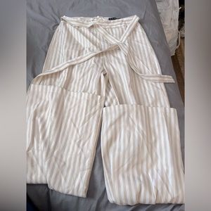 Stripe pants flowy